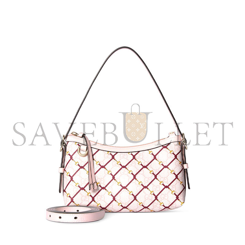 GUCCI GG EMBLEM SMALL SHOULDER BAG 847450 FAFF18649 (22*14*8cm)